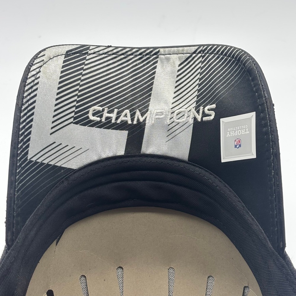New England Patriots Super Bowl LIII Champions New Era 9FORTY Hat NFL Gray - Picture 8 of 9